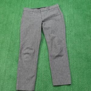 Banana Republic Pants Womens 8 Gray Sloan Ankle Slim Stretch Dress Work 33x26